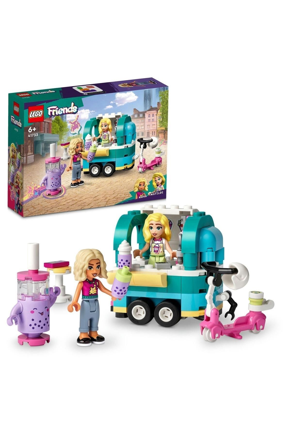 ® Friends Seyyar İnci Çayı Dükkanı 41733 Oyuncak Yapım Seti (109 Parça)