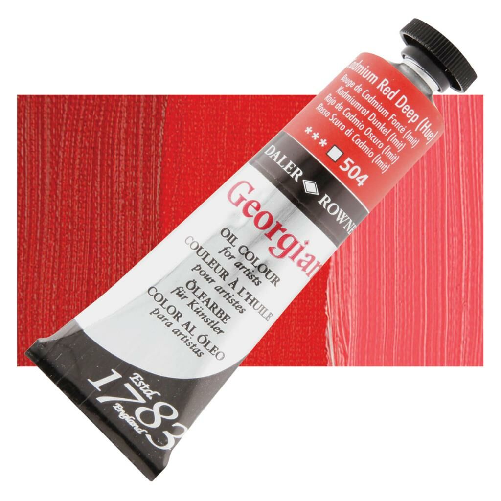 Daler Rowney Georgian Yağlı Boya Goc 38ml Cadmium Red Deep (hue) 111014504