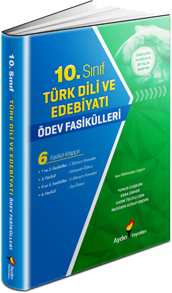 Aydın Yayınları 10. Sınıf  Türk Dili ve Edebiyatı Ödev Fasikülleri