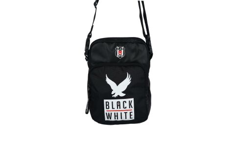 Me Çanta Beşiktaş Çapraz Askılı Çanta Black Whi̇te Eagle 21336