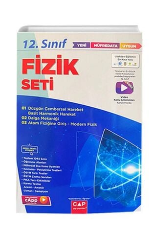 Çap Yayınları 12. Sınıf Fizik Seti
