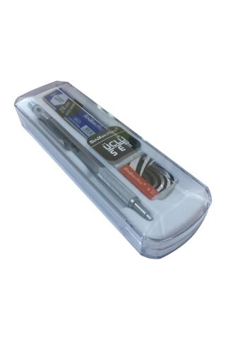 Saten Gri Graph-x 3'lü Versatil Kalem Seti, 0.7 mm