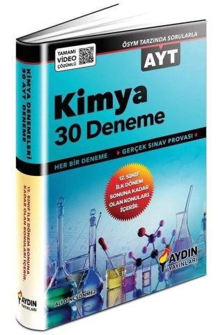 Ayt Kimya 30 Video Çözümlü Deneme Ları