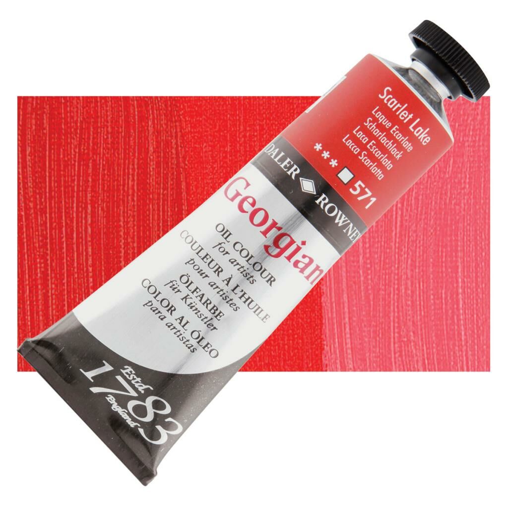 Daler Rowney Georgian Yağlı Boya Goc 38ml Scarlet Lake 111014571