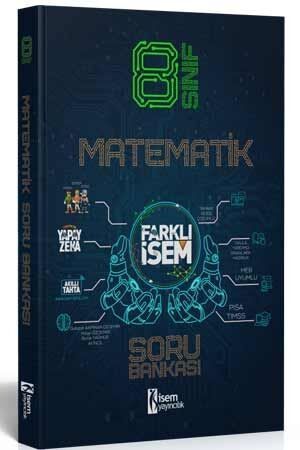 İsem Yayınları 8. Sınıf Matematik Farklı İsem Soru Bankası