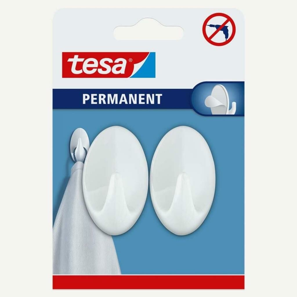 Tesa Kalıcı Krom Askı Oval