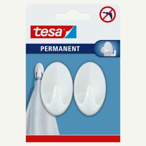 Tesa Kalıcı Krom Askı Oval