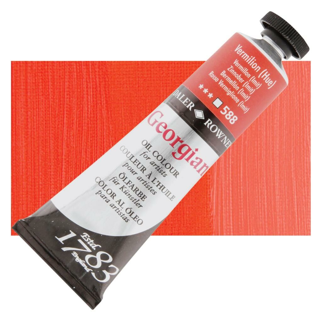 Daler Rowney Georgian Yağlı Boya Goc 38ml Vermilion (hue) 111014588