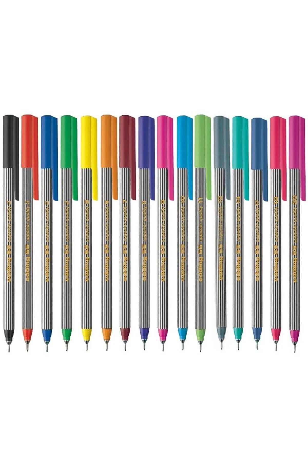 Edding 55 Fineliner Kalem Seti 0.3mm 16' LI set