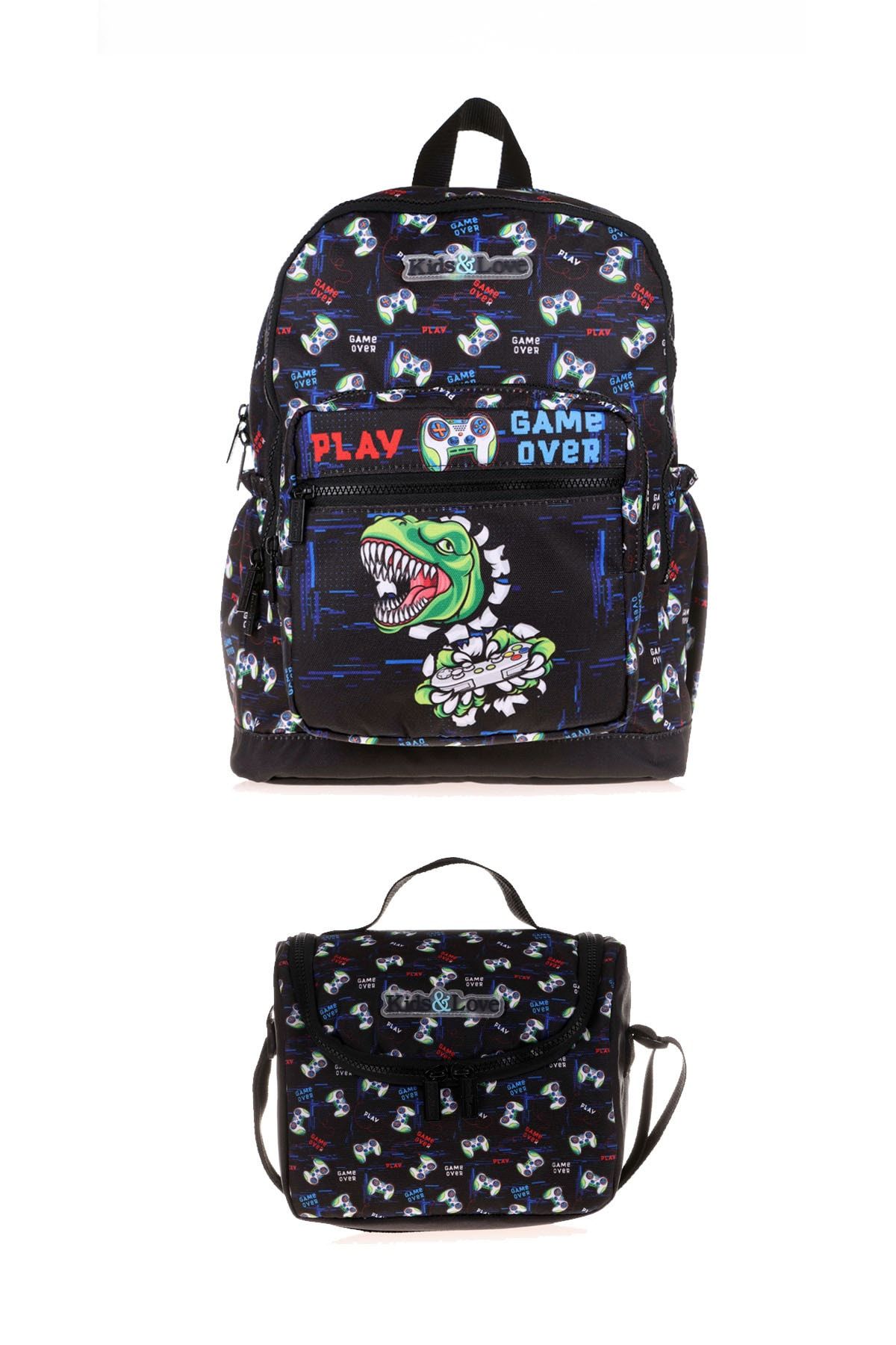 Kids&love 2 Li Set Sweet Dinosaur Sırt Çantası Ve Beslenme Çantası