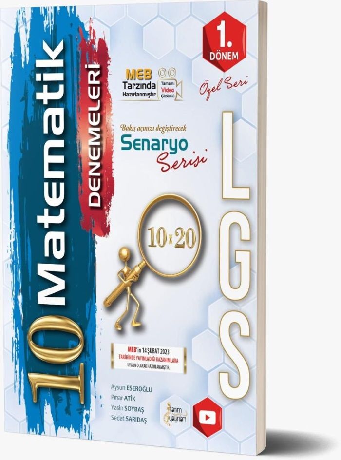 tanım yayınları 8. sınıf lgs matematik 10 deneme