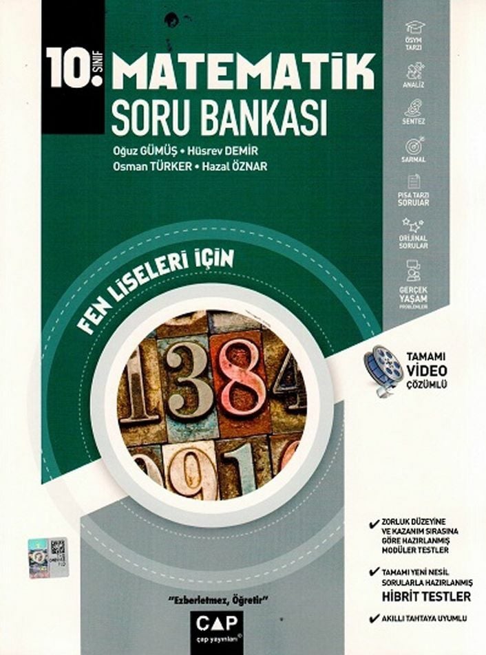 Çap 10. Sınıf Matematik Fen Lisesi Soru Bankası