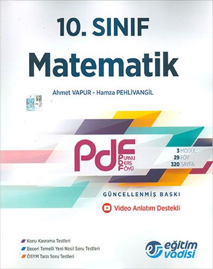 Eğitim Vadisi 10. Sınıf Matematik Güncel PDF Planlı Ders Föyü