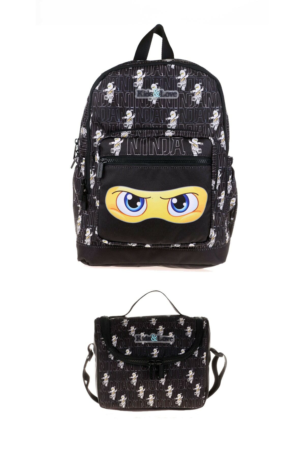 Kids&love 2 Li Set Sweet Ninja Sırt Çantası Ve Beslenme Çantası