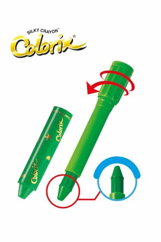 Silky Crayon Colorix - Üçü Bir Arada Boya (MUM BOYA, PASTEL BOYA, SULUBOYA) - 6 Renk