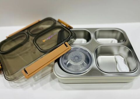 Vagonlife VGN7080 S/S Lunch Box 1200ml Kahverengi