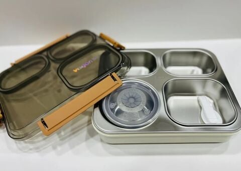 Vagonlife VGN7080 S/S Lunch Box 1200ml Kahverengi