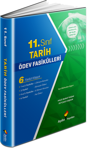 Aydın Yayınları 11. Sınıf Tarih Ödev Fasikülleri