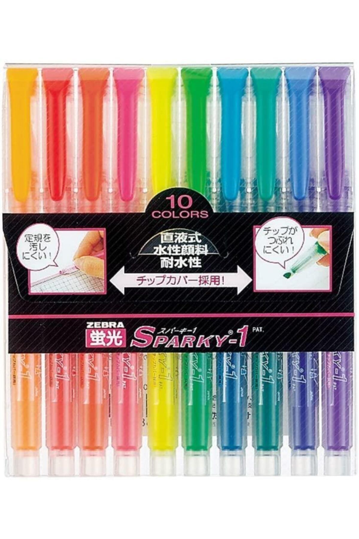 Sparky-1 Fosforlu Kalem 10'lu Set