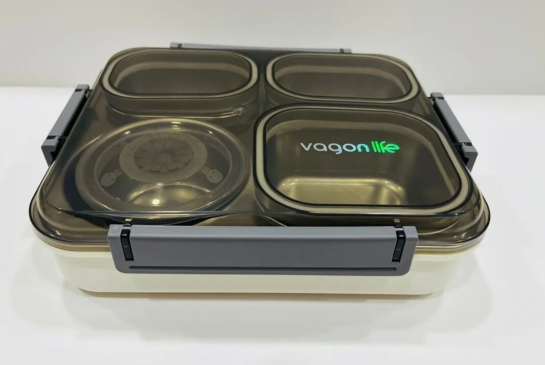 Vagonlife VGN7080 S/S Lunch Box 1200ml Gri