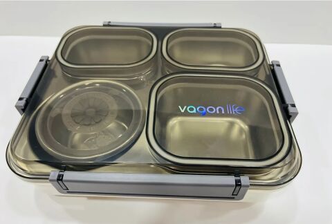 Vagonlife VGN7080 S/S Lunch Box 1200ml Gri