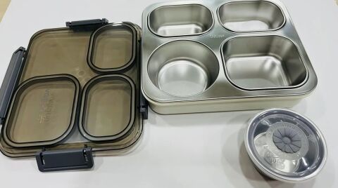 Vagonlife VGN7080 S/S Lunch Box 1200ml Gri