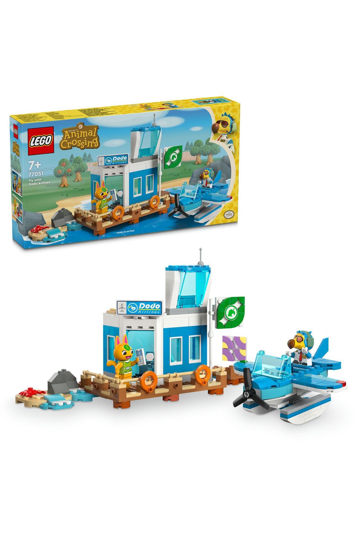 ® Animal Crossing™ Dodo Airlines ile Uçun 77051 - 7 Yaş ve Üzeri  Yapım Seti (292 Parça)