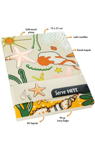 Deep Kalem + Defter + Min + Silgi Hediye Seti - Doğa Serisi Hardal Sarı