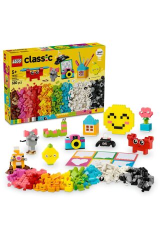® Classic Yaratıcı Mutlu Kutu 11042 - 5 Yaş ve Üzeri Oyuncak Yapım Seti (680 Parça)