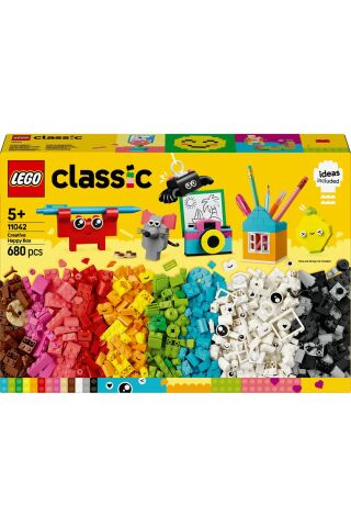 ® Classic Yaratıcı Mutlu Kutu 11042 - 5 Yaş ve Üzeri Oyuncak Yapım Seti (680 Parça)