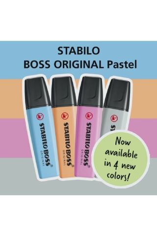 2021 Stabılo Boss Pastel Yeni 4 Renk