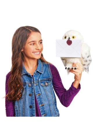 Oyuncak Harry Potter İnteraktif Büyüleyici Hedwig Baykuş Peluş Oyuncak 23 Cm 6061829