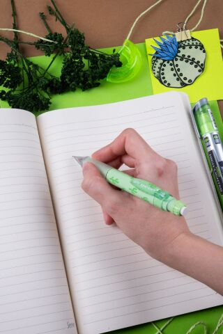 Deep Kalem + Defter + Min + Silgi Hediye Seti - Doğa Serisi Kaktüs