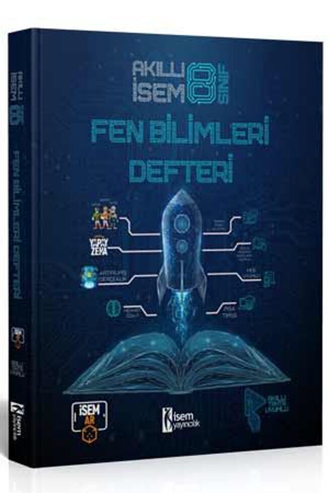 İsem Yayınları 8. Sınıf Fen Bilimleri Akıllı İsem Defteri