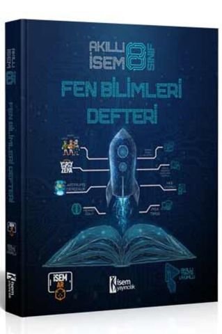 İsem Yayınları 8. Sınıf Fen Bilimleri Akıllı İsem Defteri