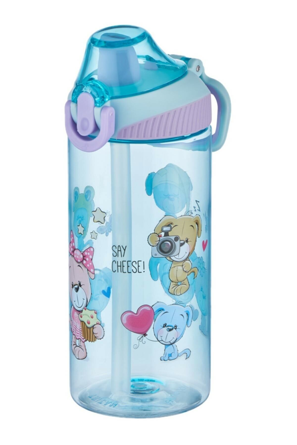 Vagonlife VGN0305 500ml Açık Mavi Çocuk Su Matarası