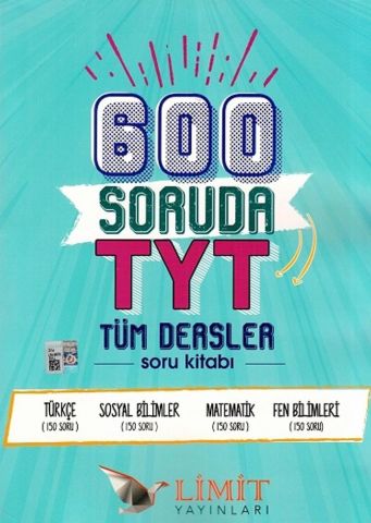 Limit Yayınları TYT Tüm Dersler 600 Soruda Soru Kitabı