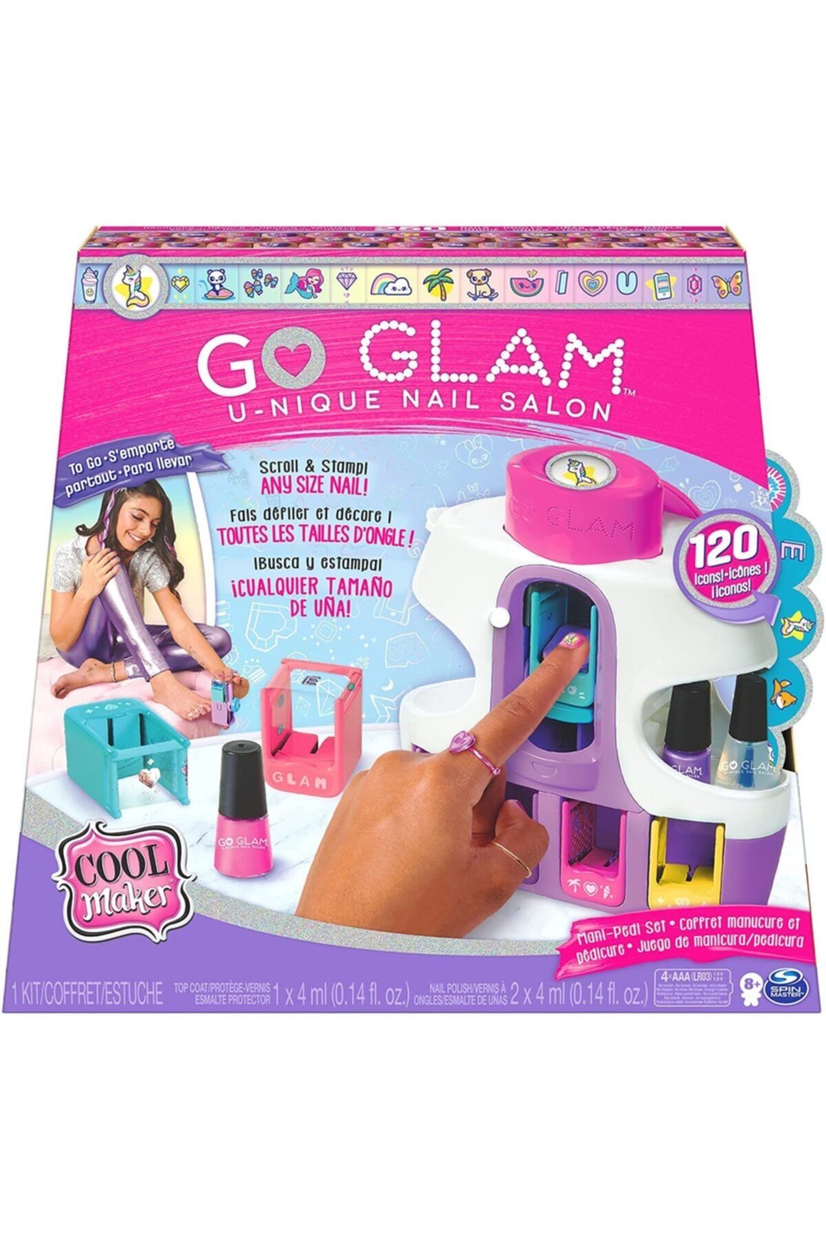 Spin Master 6061175 Go Glam U-nique Tırnak Salonu - Cool Maker +8 Yaş