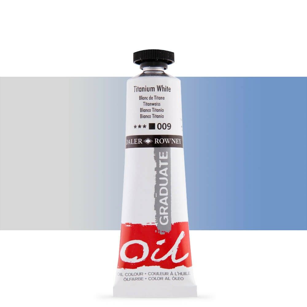 Daler Rowney Graduate Yağlı Boya Oil Color 38ml Titanium White 117038009
