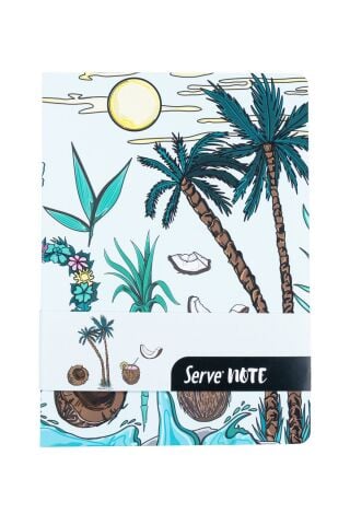 Deep Kalem + Defter + Min + Silgi Hediye Seti - Doğa Serisi Palmiye