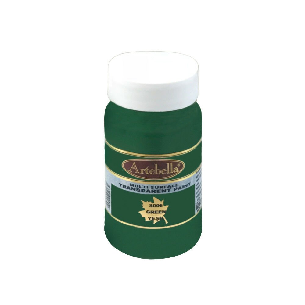 Artebella Transparan Boya 90CC YEŞİL