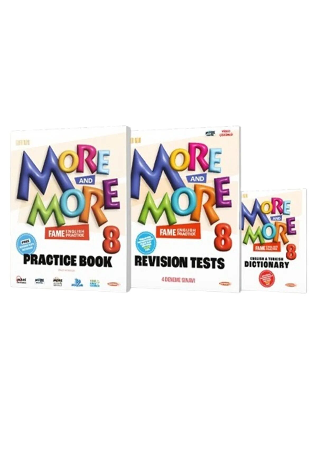 More&More 8. sınıf Practice Book & Revision Test & Dıctıonary Set