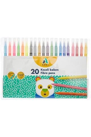 Adel Keçeli Kalem 20 Renk