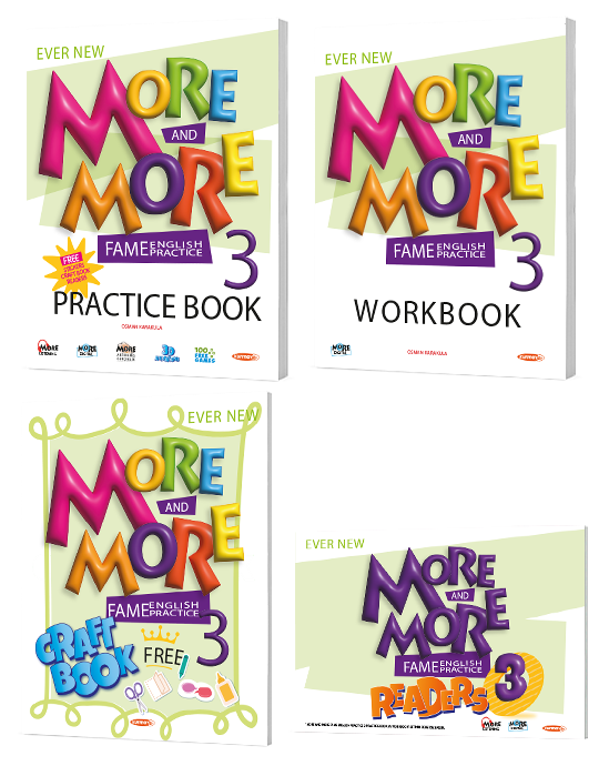More&More 3. sınıf Practice Book & WorkBook & Readers & Craft Book