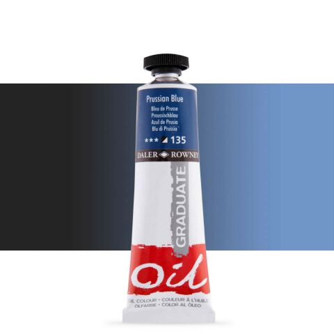 Daler Rowney Graduate Yağlı Boya Oil Color 38ml Prussian Blue 117038135
