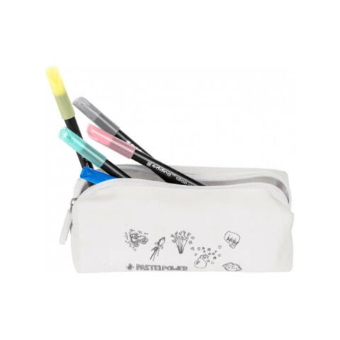Edding 1200 Pastel Textile Kalemi 10 Canlı 4 Pastel Renk Boyanabilir Kalemlik ile Birlikte