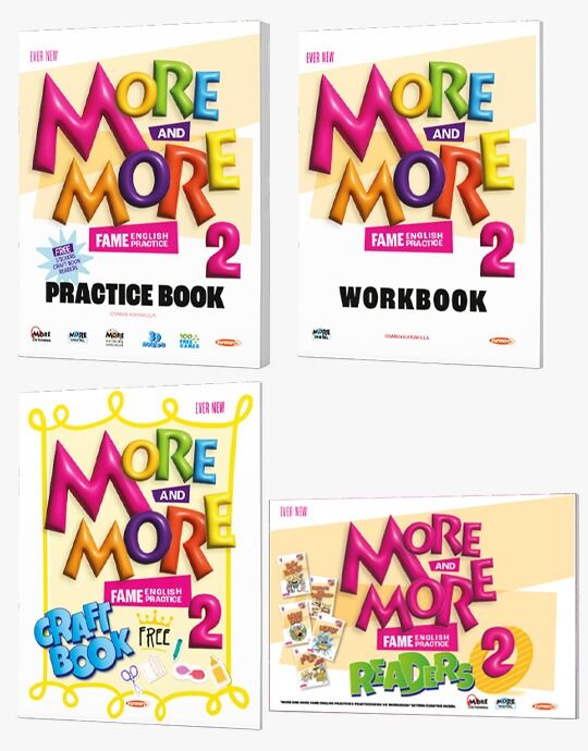 More&More 2. Sınıf Practice Book & WorkBook & Readers & Craft Book