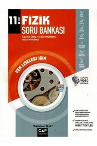 Çap 11. Sınıf Fen Lisesi Fizik Soru Bankası