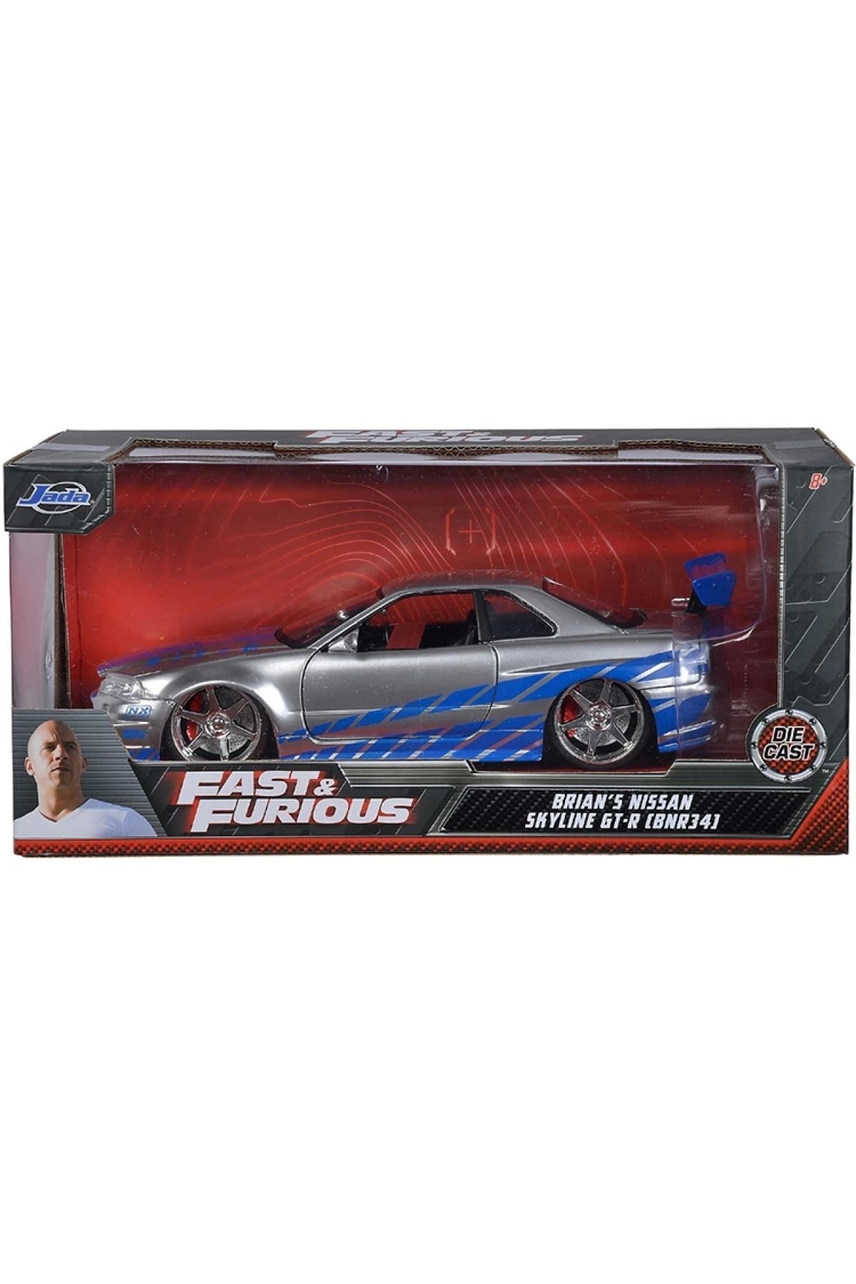 3203058 Fast & Furıous 1:24 Brıan's Nıssan Skylıne Gt-