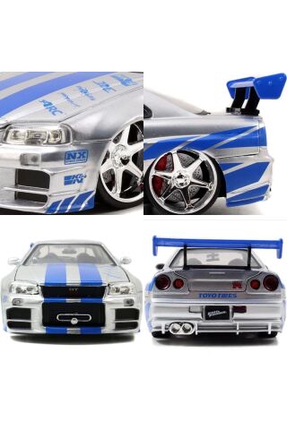 3203058 Fast & Furıous 1:24 Brıan's Nıssan Skylıne Gt-